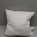 Artscope Synthetic Down Pillow Insert, 18x18 Down Alternative Throw Pillow Insert. Ultra Soft Fluffy Sleeping Pillow with 100% Cotton Cover, Decorative Pillows-White.