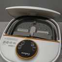 Collapsible Foot Spa Bath with Heat,Foot Massager with Two Side Supports,Leakage Protector,Temperature Control,Bubbles,Red Light,Timer, Feet Spa Tub,Feet Soaker,Gifts (White)