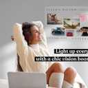 2 x Premium Vision Board Bulletin Board - Minimalist Dream Board, DIY Visual Pinboard for Manifestation, Perfect for Vision Boarding Kit and Manifesting Supplies, 17x23 inches