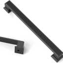 Asidrama 10 Pack 6.3 Inch(160mm) Matte Black Cabinet pulls Kitchen Cabinet Handles Cabinet Pulls Kitchen Cabinet Hardware for Cupboard Drawer Pulls