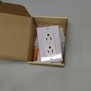 MOES Smart USB Wall Outlet Receptacle with Type-C & Type-A Charger, 2.4GHz Wi-Fi in-Wall Plug Socket, Remote Individual Control On/Off 15Amp, NO Hub Required