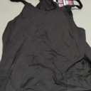Zhiyouni Women's Summer Sleeveless Mini Dress V Neck Spaghetti Straps Athletic Built-in Shorts Sundress, Large