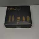 5 in 1 Hair Styler & Hot Air Brush - Air Curling Wrap with Low-Speed Negative Ion Technology, Hair Dryer Brush for Drying, Curling, Straightening & Styling, Hair Styling Tools at Home (Black)