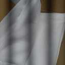 HolidayIdeas All Weather White Outdoor Sheer Curtains for Patio Waterproof 6 Pcs Rod Pocket Indoor Sheer Voile Curtains for Porch, Balcony, Gazebo, Pergolas, 54x84 Inch
