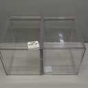 STORi Audrey Stackable Bin Clear Plastic Organizer Drawers | 2 Piece Set | Organize Cosmetics and Beauty Supplies on a Vanity | Made in USA (6.75" Tall)