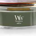 WoodWick Fraser Fir Holiday Candle Gifts for Women and Men, 16 oz Ellipse Candle with Crackling Wick