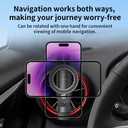 Car Magnetic Phone Mount for Chevrolet Blazer 2019-2025，Camaro 2010-2015，Chevy HHR 2006-2011 Interior Circular Air Vent Accessories Cell Cellphone Holder Screen Charging Magnet Stand Mobile Cradle