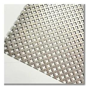 M-D Building Brass Aluminum Sheet, Cloverleaf, 12in x 24in x .020in