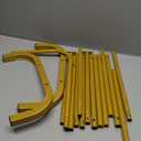 JIUYOTREE Metal 43.3 Inches Garment Rack with Bottom Shelf Clothing Rack for Hanging Clothes Coats Skirts Shirts Sweaters Gold