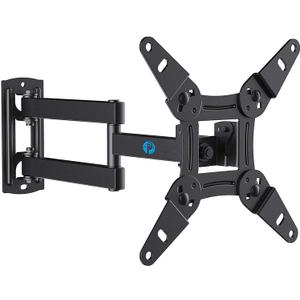 Pipishell Full Motion TV Wall Mount for Echo Show 21/15 and 13-42 Inch Flat Curved Screen TVs & Monitors, Max VESA 200x200mm up to 44lbs, TV Mount Wall Bracket with Rotation Swivel Tilt Extension