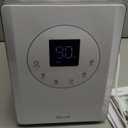 LEVOIT Humidifiers for Bedroom Large Room Home, 6L Warm and Cool Mist Ultrasonic Air Vaporizer for Plants and Whole House, Built-in Humidity Sensor, Essential Oil Diffuser, Whisper Quiet, Timer, White