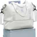 Travel Duffel Bag, Sports Tote Gym Bag, Shoulder Weekender Overnight Bag for Women