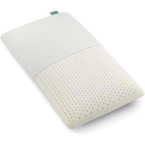 100% Natural Talalay Latex Pillow, Luxury Queen Strong Support Sleeping Bed Pillow for Side, Back, and Stomach Sleepers, Firm Latex Foam Pillow, Removable Breathable Cotton Cover (Queen (Firm))