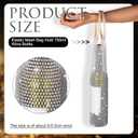 Shinylin Wine Pouch Mesh Embedded Rhinestone Wine Tote Purse Bottle Carrier Bag For Friend New Beginning Business Owner Gift