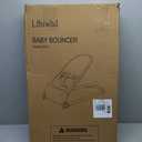 Baby Bouncer,Baby Bouncer Seat,Portable Infant Bouncer with 3-Point Safety Harness,Ergonomic Bouncy Seat, Newborns Bouncer for Babies 0-6 Months up to 20lbs,ASTM-Certified(Mesh Beige)