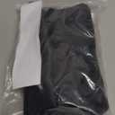 Vatge Classroom Door Window Cover - Small Door Curtain for Narrow Windows, Easy Installation Blackout Frontdoor Curtains, 1 Panel, W12 x L40, Black