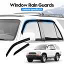 ProMaster Rain Guards - Window Visors for Ram ProMaster 2014-2025 2026, Out-Channel Side Window Rain Guards for ProMaster, 2PCS, Black, Car Accessories