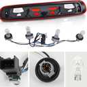 G-PLUS Third Brake Light 3rd Cargo Lamp High Mount Stop Light Compatible with Chevy Silverado GMC Sierra 1500 2008-2013,Fit Chevy Silverado GMC Sierra 2500 HD 3500 HD 2008-2014 25890530