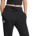 2 x Under Armour Women's Project Rock Rival Fleece Joggers (Black)