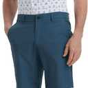 M MAELREG Golf Shorts Men Print Quick Dry 9" Stretch Lightweight Water-Resistant Flex Flat Front Fashion Mens Shorts Casual (Dark Blue Interlacing)