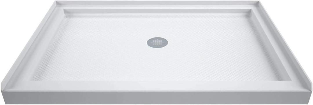 DreamLine SlimLine Single Threshold Shower Base in White | DLT-1136480