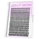 VEYESBEAUTY Lash Clusters Individual Eyelash Extensions Thin & Invisible Band DIY False Eyelashes for Self-application Newbie's Five-Second Series Wispy Lash Tray, Dreamy 8-16mm Mixed Length