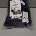 NICETOWN Black Velvet Blackout Curtains 96 inch Long for Living Room and Bedroom, Thermal Luxury Solid Heavy Rod Pocket Drapes/Window Treatments for Hall, Theater (2 Pieces, 52 W)