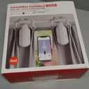 SwitchBot 2025 Automatic Curtain Opener 3 Rod, Bluetooth Remote Control Smart Curtain, WiFi & App Control, Add Hub to Compatible with Alexa, Google Home, HomeKit