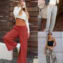 LYHIPSS Sweatpants Women Baggy Wide Leg Lounge Casual Pajama Sweat Pants (Black, XL)