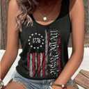 Tank Tops for Women Summer Tank Tops Racerback Boho Graphic Tank Tops Womens Tops Dressy Casual Sleeveless Tops Trendy, 2XL