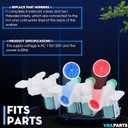 WA422PRHDWR/AA WA45H7000AW/A2 WA45H7000AW/AA Washer Water Inlet Valve For Samsung WA45M7050AW/A4 WA45H7000AP/A2 WA50R5200AW/US WA50R5400AV/US WA50R5400AW/US WA400PJHDWR/AA WA45T3400AP