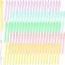 JJUNW 100 Pieces Retractable Black Gel Ink Pens, 0.5mm Fine Point Aesthetic Pens, Color Gel Pen Office Supplies for Writing Journaling Taking Notes School