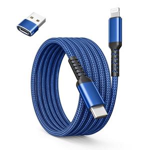 Basesailor USB C to Lightning Charger Cable 10ft with USB AdapterType C Power Delivery PD Fast Charging Cord for iPhone 11 12 13 14 Mini Pro Max,SE,iPad 8 9 8th 9th Generation