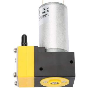 Diaphragm Mechanism, Diaphragm Pump Mini Diaphragm Air Compressor 24V 0.4-1L/min Miniature Diaphragm Pump Vacuum Pump for Air/Liquid