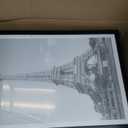 Upsimples 12x18 Picture Frame Set of 5, Display Pictures 11x17 with Mat or 12 x 18 Without, Wall Gallery Poster Frames, Black