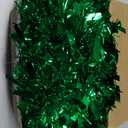 50Ft Christmas Decorations Christmas Garland, Green Christmas Tinsel Garland Metallic Twist Ceiling Hanging for Christmas Tree Party Ornaments Holiday Indoor Supply