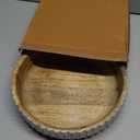 Kimona Fruit Bowls Wood Fruit Bowl or Decorative Bowl for Table Dcor for Kitchen Counter or Farmhouse Christmas Centerpiece (10" X 10" X 2.5")