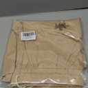 OMEWEE Men's Cotton Shorts Drawstring Waist Embroidered Tree Summer Vacation Beach Shorts Size L