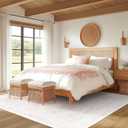 LAISE 5x7 ft Area Rug Pink  Boho Indoor Rug, Machine Washable, Non-Slip, Low Pile Rug for Living Room, Bedroom, Dining, Home Office