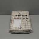 STARUIA Plaid Runner Rug Non Slip, 2x6 Washable Rugs Modern Neutral Runner Checkered Rug for Bedroom, Soft Low Pile Entryway Hall Carpet for Hallways Kitchen Laundry Living Room (Black/White)