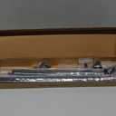 TYRON 2 Pack Screwed Sash Curtain Rod Adjustable 30-40 Inch, 3/8 In. Diameter, French Door Curtain Rods (Black)