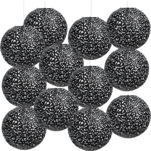 2 x 12 Pcs Composition Notebook Paper Lanterns 8 Inch Classroom Decoration