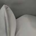 TRENDBOX Extra Large Soft Foam Ball Pit 51.2" x 11.8" (NO Balls) in Large Sponge Round Ball Pool Indoor Round Ball Pits Children Toddler Playpen - Light Gray (130CM)