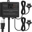 Hi-Lo Sump Pump Switch, Ortis Electronic Adjustable Float Switch Controller with Dual Sensors, Strong Corrosion Resistance, Ideal for Sewage pits, Fish Tank, Water Tank, 220/110 VAC, Black