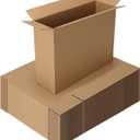 CRUGLA 40 Packs 12x9x4 Shipping Boxes for Small Business, Corrugated Cardboard Boxes Bulk for Shipping Packing Mailing (Brown)