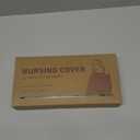 Blissful Diary Muslin Nursing Cover for Breastfeeding, Breathable Breastfeeding Cover up with Arch Neckline for Women, Nursing Apron (Roman Green)