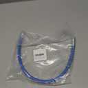 Grease Gun Hose with Grease Gun Coupler, Grease Gun Connector Grease Gun Accessory Kit Resin Spring Flex Hose for 1/ 8" NPT Thread Maximum Working Pressure 10000 PSI (Blue)