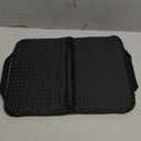 Gel Seat Cushion (16.5" x 12")  Portable & Foldable Travel Cushion for Airplane, Stadium, Camping, Movies, & Garden  Relieves Sedentary Pain, Supports Long Sitting Periods (Black)