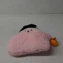 Pink Halloween Pillows for Couch Halloween Plush Gift Cute Ghost Shaped Throw Pillow Decorative Sofa Cushion for Home Living Room Bedroom Sofa Supplies Office Car Decor, 15.7 x 15.8 Inch