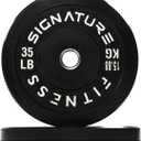 Signature Fitness 2-Inch Cast Iron Barbell 35 Lb